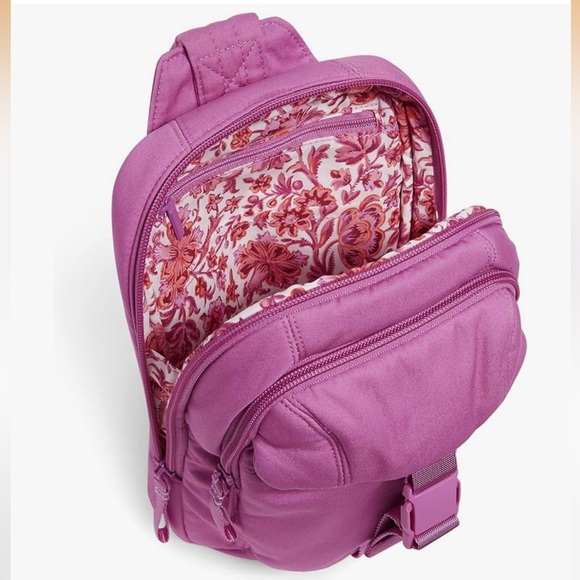 Vera Bradley Utility Sling Backpack Rich Orchid Pink main image 12
